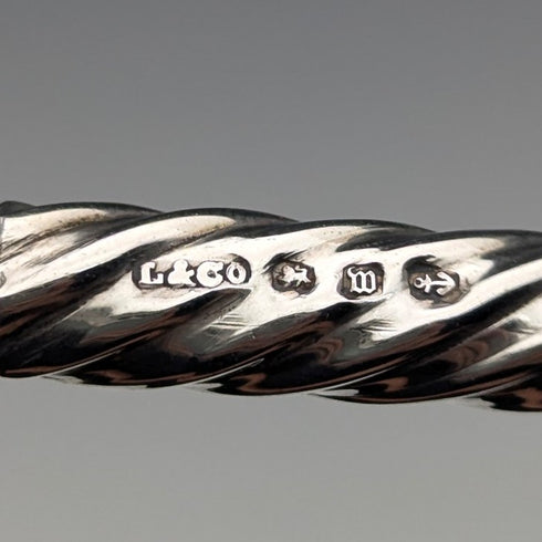 1886 British antique pure silver mechanical pencil, Lucas&Co